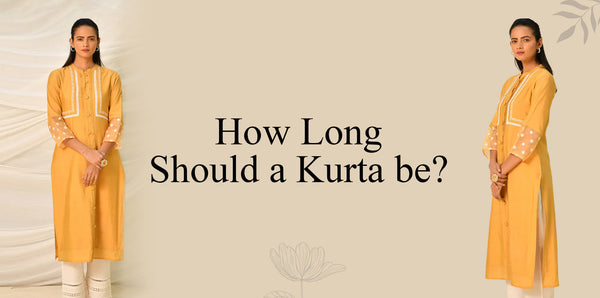 how long should a kurta be