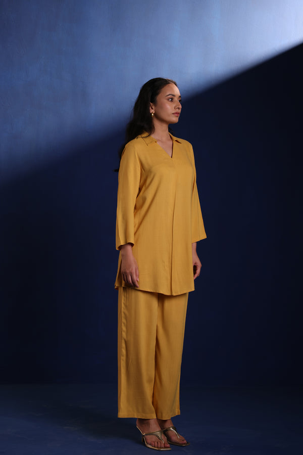 Mustard Luna Co-ord Set