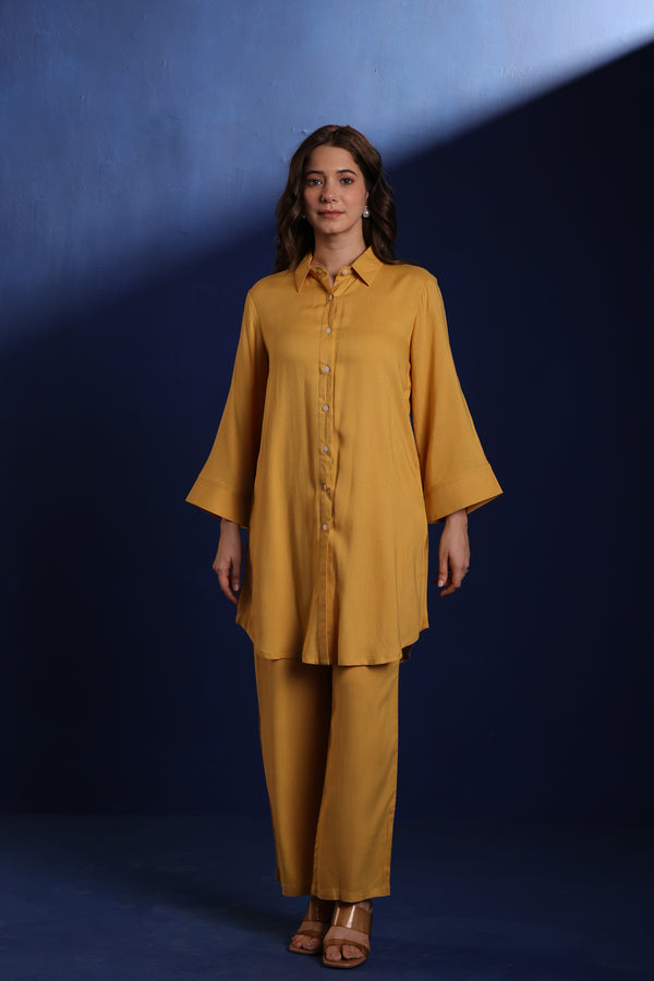 Mustard Amber Co-ord set