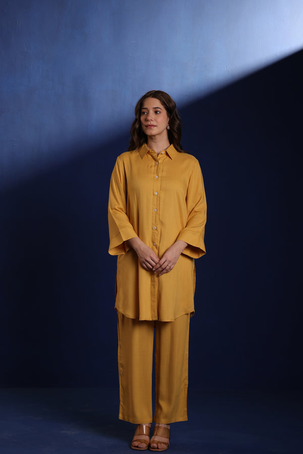 Mustard Amber Co-ord set