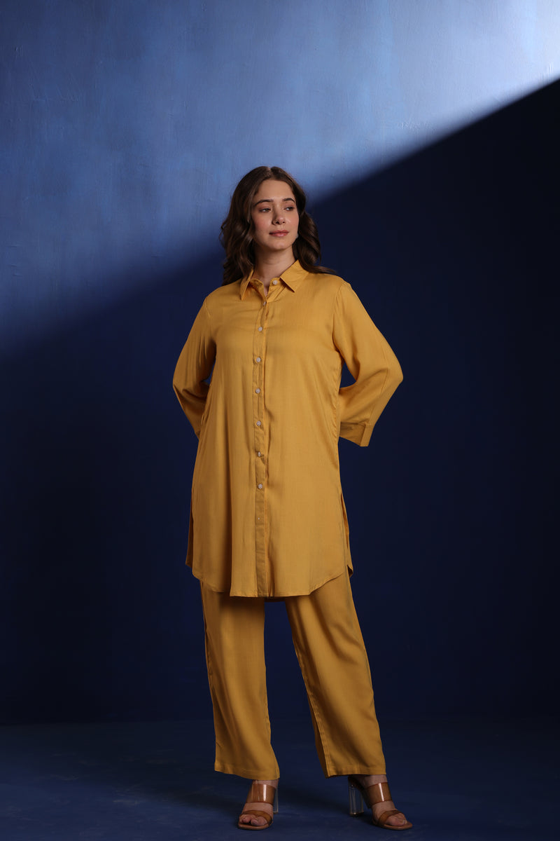 Mustard Amber Co-ord set