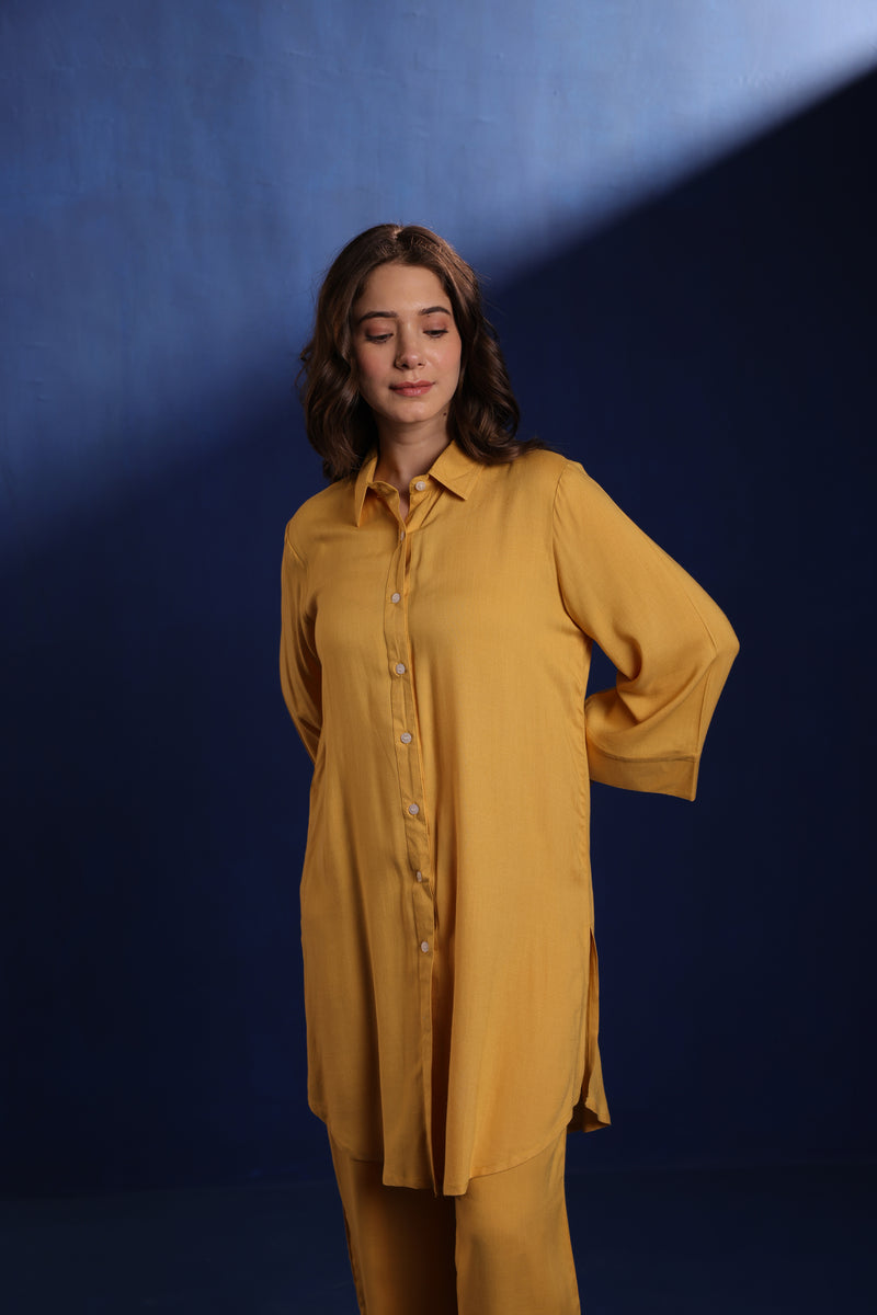 Mustard Amber Co-ord set