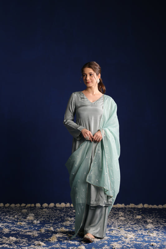 Celadon Grace Kurta set