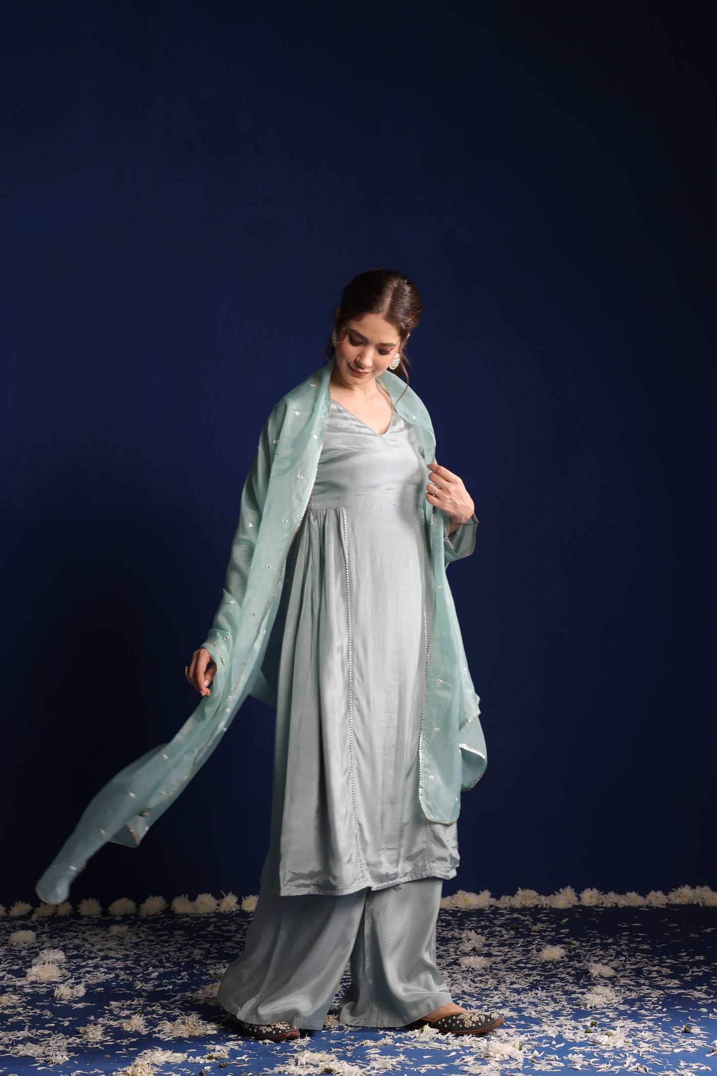 Celadon Grace Kurta set