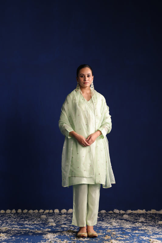 Green Serenity Kurta Set