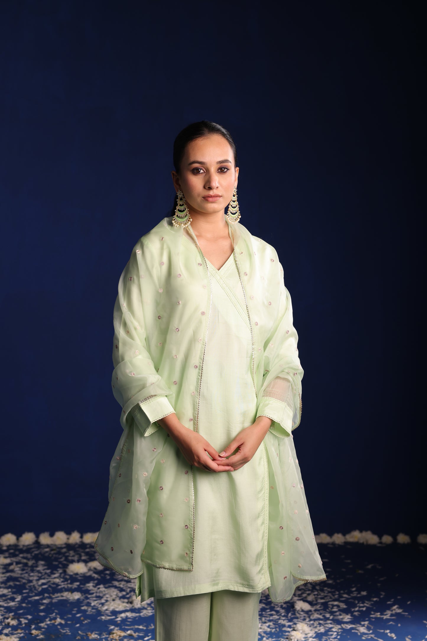 Green Serenity Kurta Set