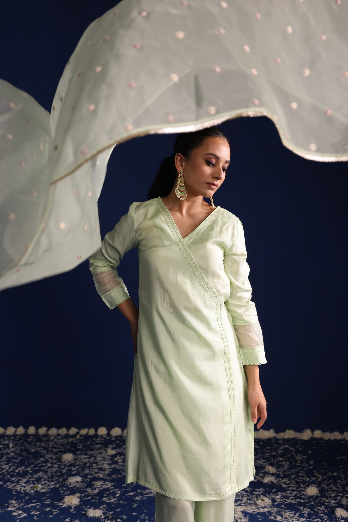 Green Serenity Kurta Set