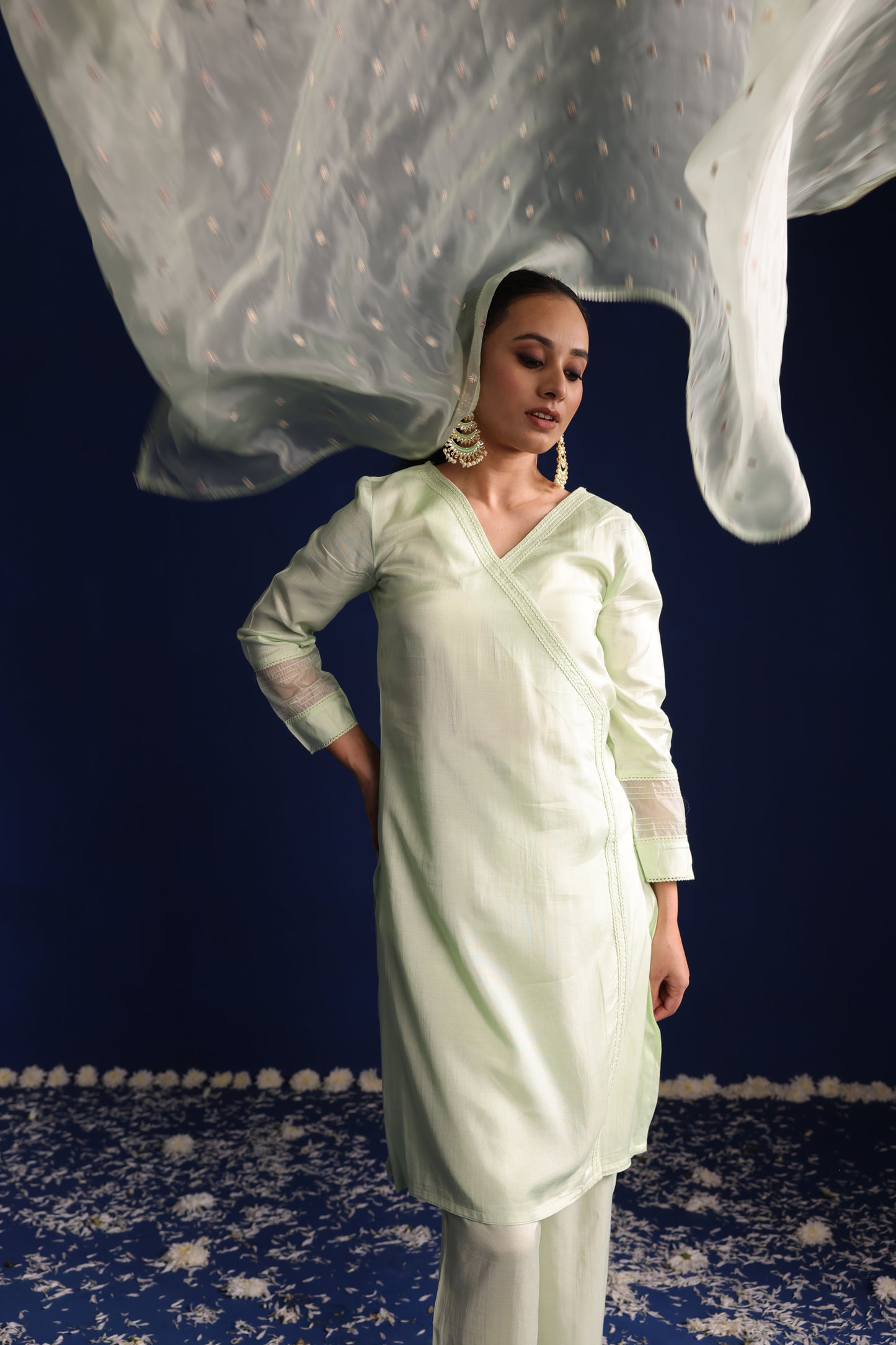 Green Serenity Kurta Set