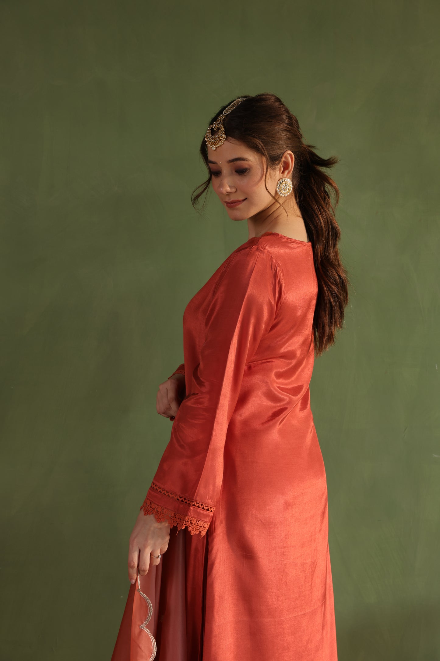 Rust Glow Kurta Set