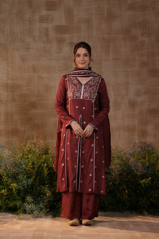 Brown Bliss Kurta Set