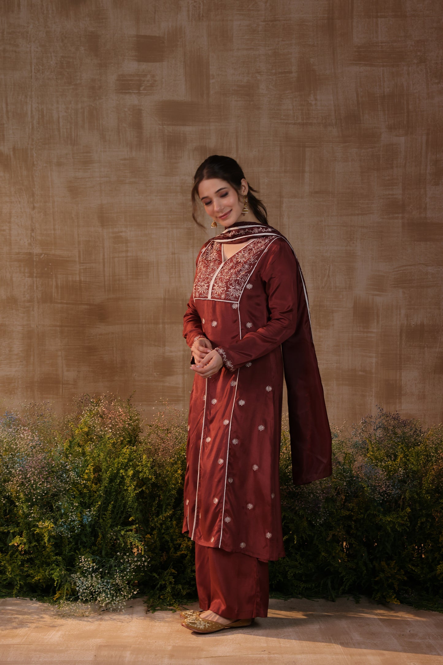 Brown Bliss Kurta Set