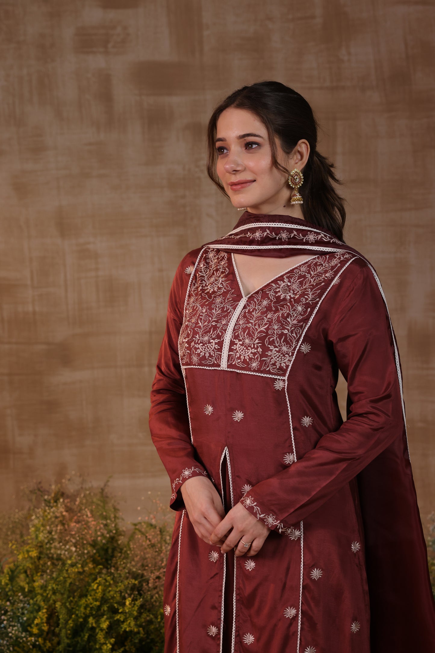 Brown Bliss Kurta Set