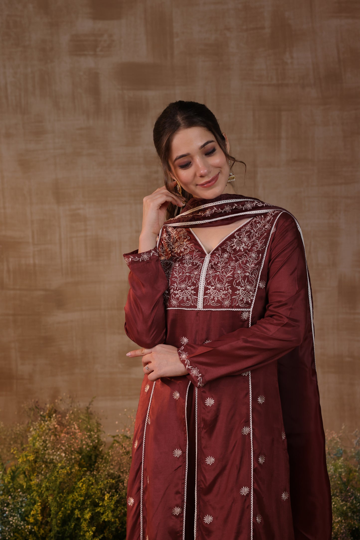 Brown Bliss Kurta Set