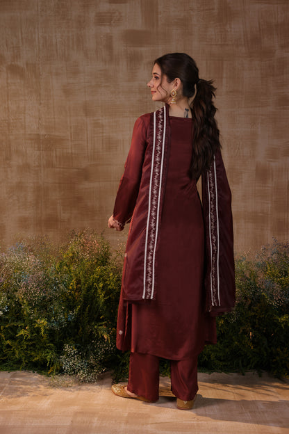 Brown Bliss Kurta Set