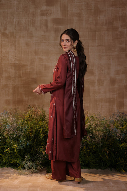 Brown Bliss Kurta Set