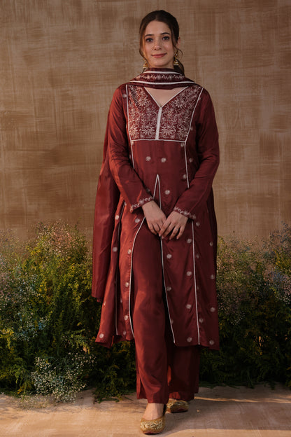 Brown Bliss Kurta Set