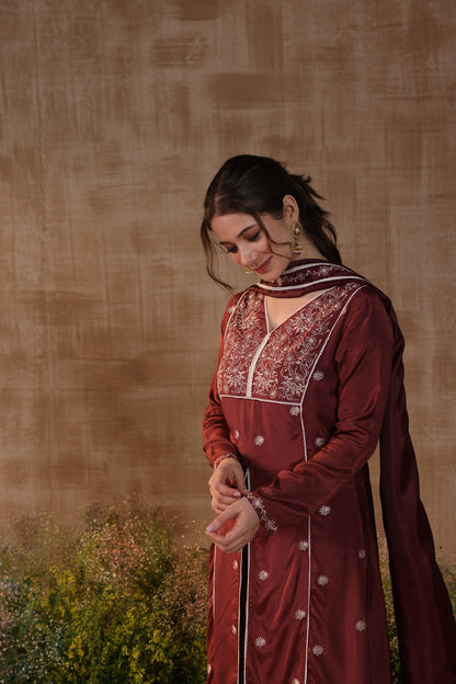 Brown Bliss Kurta Set